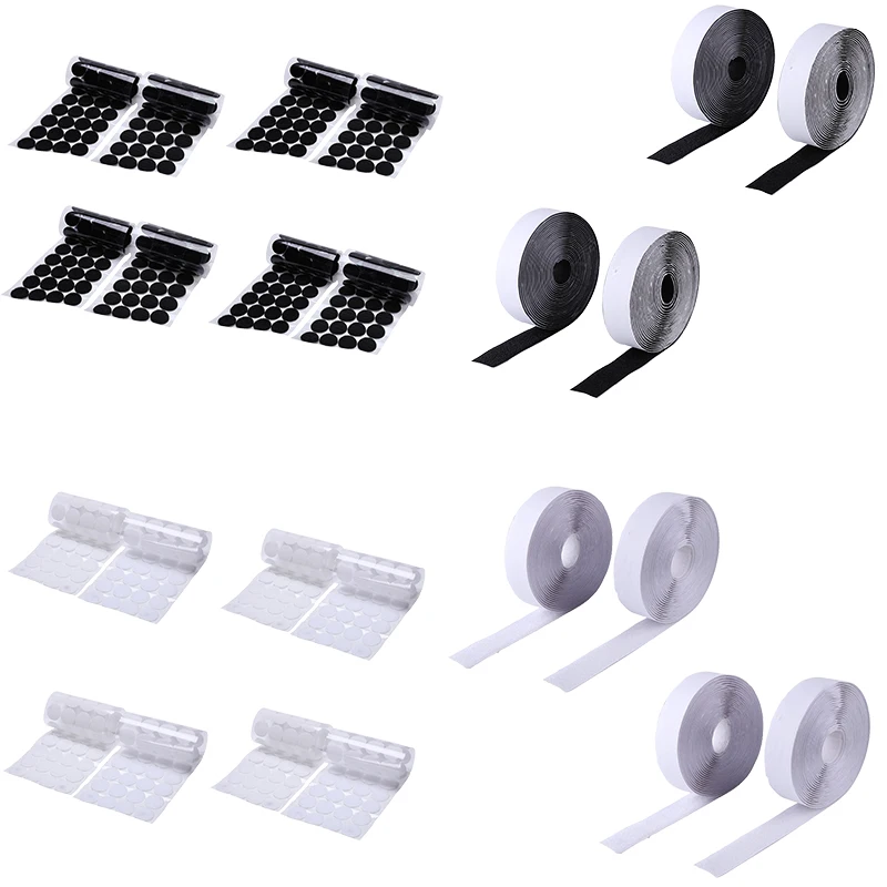 

5M Hook and Loop Tapes 200 Pairs Hook And Loop Dots For Crafts Tools Collection