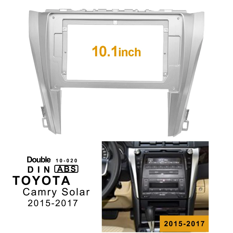 2Din автомобильный DVD рамка аудио фитинг адаптер тире отделка наборы Facia панель 10 1