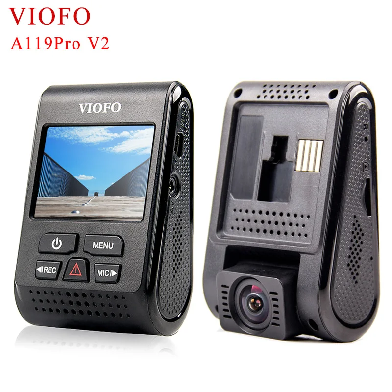 Оригинал viofo A119 Pro V2 Автомобильный видеорегистратор Dash камера супер конденсатор 7G