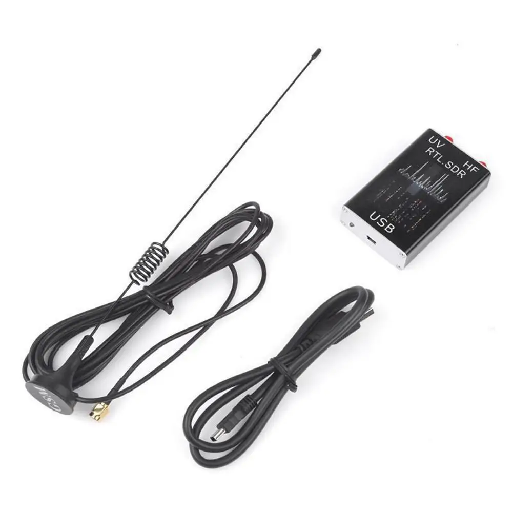 100KHz 1 7 GHz полный диапазон UV HF RTL SDR USB тюнер приемник/R820T + 8232 Ham радио|Измерители