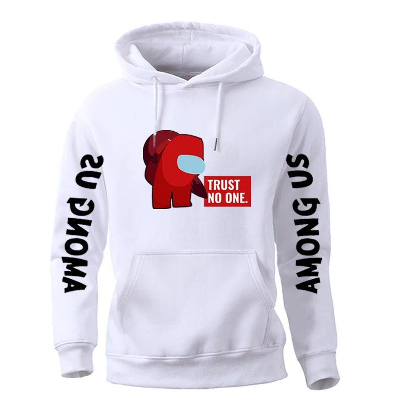 

Crewmate New Game Trust No One Hip Hop Men Hooded Hoodie Sweatshirt Skateboard Hoodies Kpop Sweatshirts Spring Autumn Pullovers