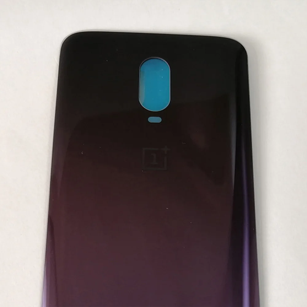 Оригинальная задняя крышка Oneplus6T для One Plus 6T стеклянная батарейка дверь смартфона