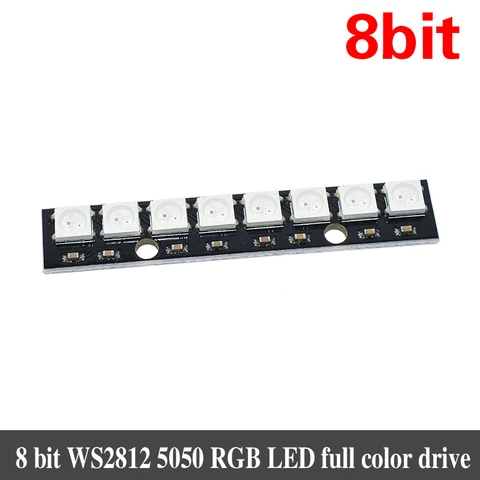 WAVGAT 8 channel WS2812 RGB LED Panel Module 5V