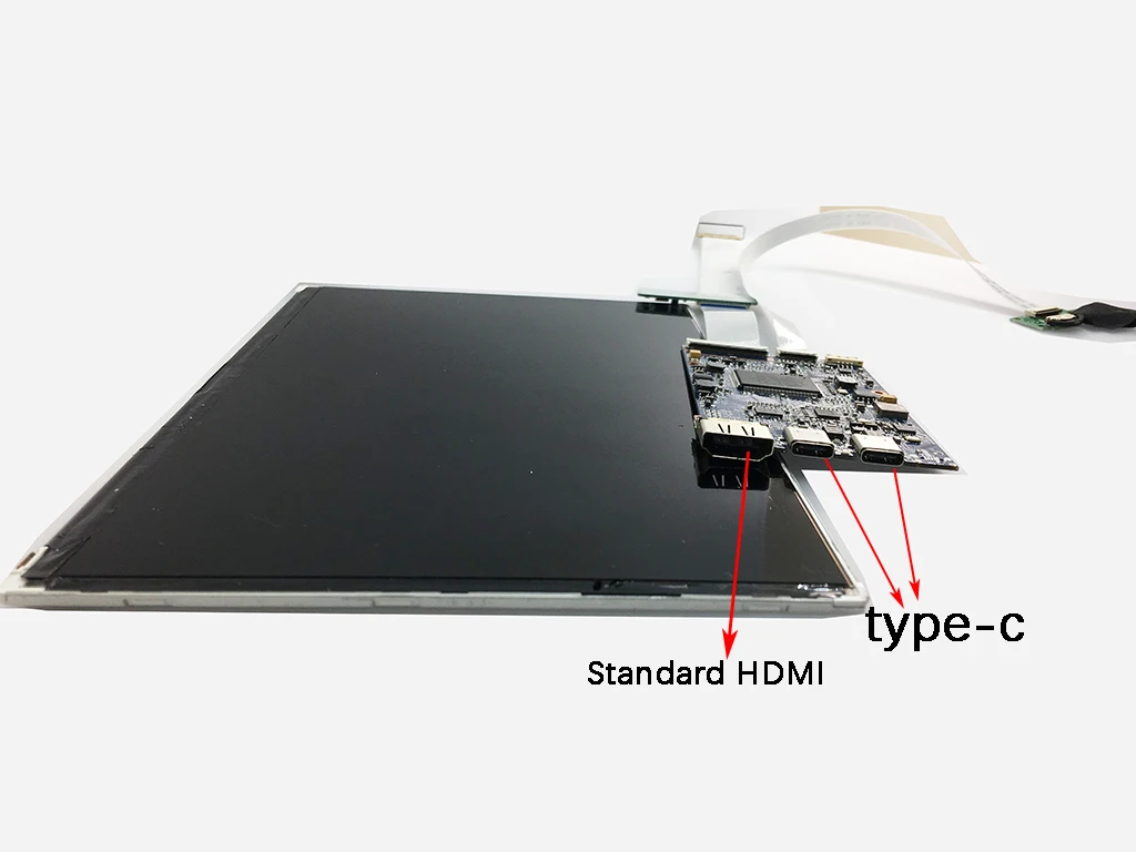 B Type C 8,9 дюймов 1920*1200 ips AIDA 64 Расширенный монитор ЖК-экран HDMI Тип C модуль PC Raspberry Pi lcd 3d принтер Diy комплект - Цвет: B Type C