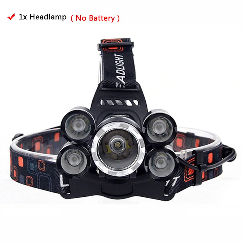 Option G Litwod Z25 головной светильник 3/5 светодиодный T6 налобный фонарь рыболовный охотничий светильник велосипедный светильник вспышка светильник фонарь - Испускаемый цвет: Option G