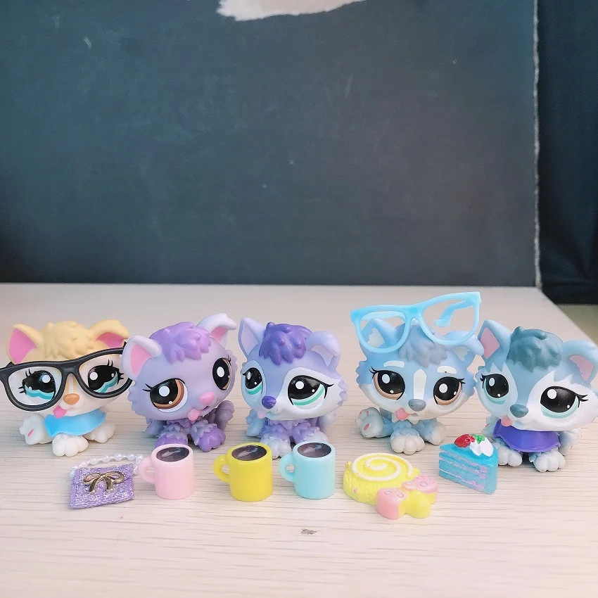 Миниатюрные аксессуары для питомцев сумка очков шаль напитков конфет тортов