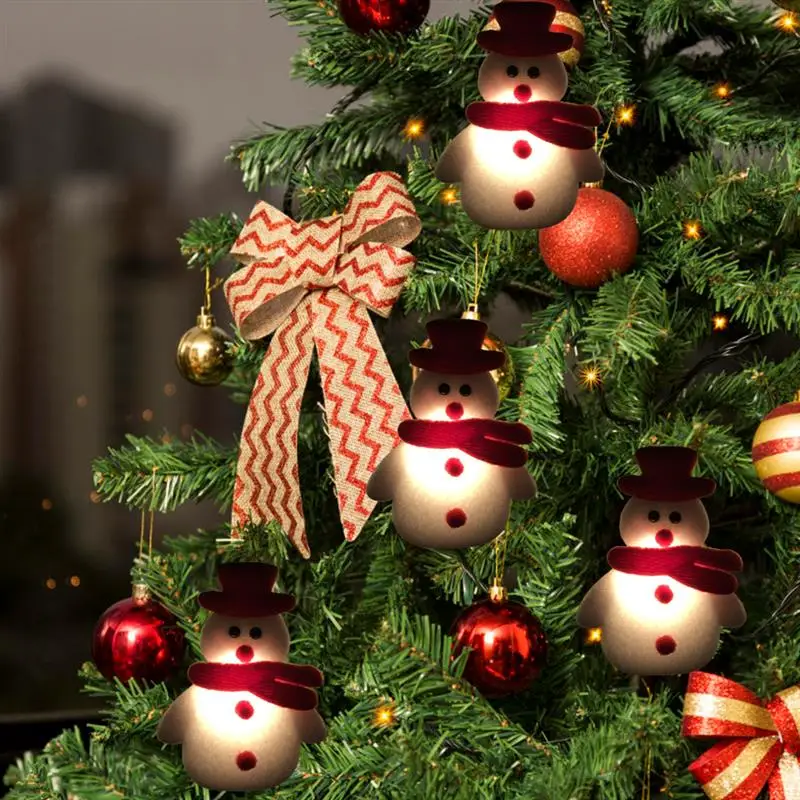 

Christmas LED String Light 10 LED Plush Snowman String Light 5.4 ft/ 1.65 Meter Christmas Festival Xmas Tree Hanging Ornaments