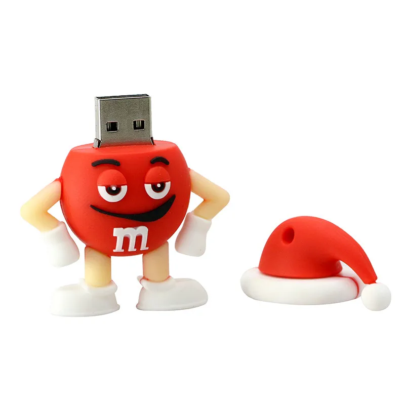 USB флэш-накопитель Рождество серии Платье с изображением снеговика олень 4 ГБ 8 16
