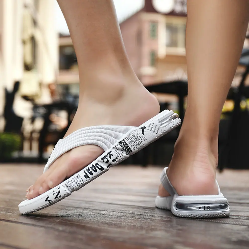 

Outdoor Lightweight Breathable Fashion Slippers New Mens Sandals Mens Soft Bottom Flip Flops Unisex Anti-slip soft Flip flops
