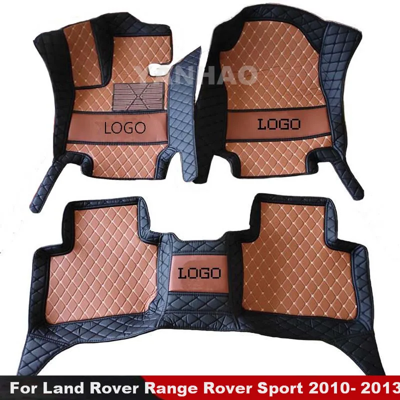 

Автомобильные напольные коврики для Land Rover Range Rover Sport 5 мест 2010 2011 2012 2013 автомобильные аксессуары интерьерные части автомобильные накладки на ножки