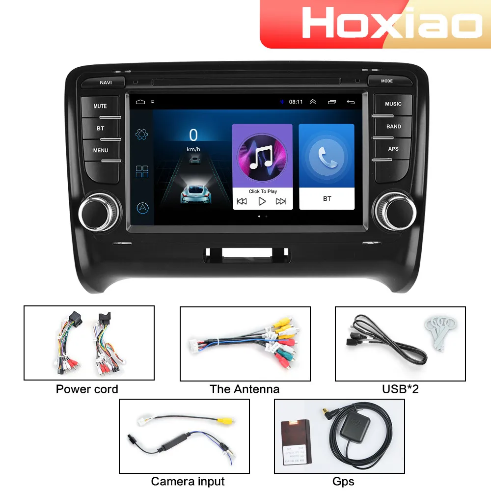 Автомагнитола 2DIN 4G Android мультимедийный видеоплеер для Audi TT MK2 8J 2006 2007 2008 2009 2010 2011 2012