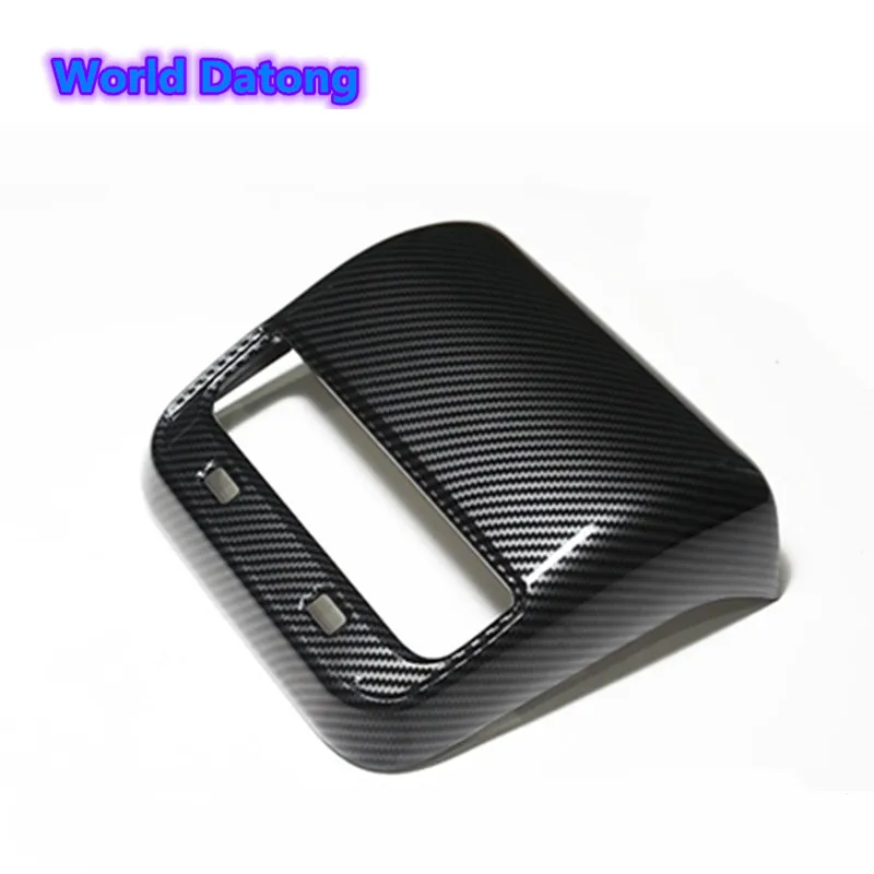 Carbom волокно рисунок задний подлокотник коробка кондиционер вентиляционное