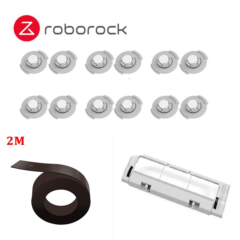 S6S5 Spare parts Roborock S6 S50 Roborock запасные наборы для очистки основной щетки с магнитной полосой 12 шт фильтры резервуара для воды - Цвет: S6S5 Spare parts