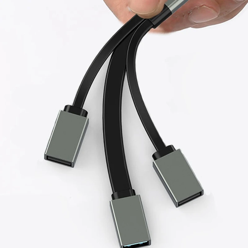 USB C концентратор кабель Type OTG адаптер с 3 usb портами портативный удлинитель для