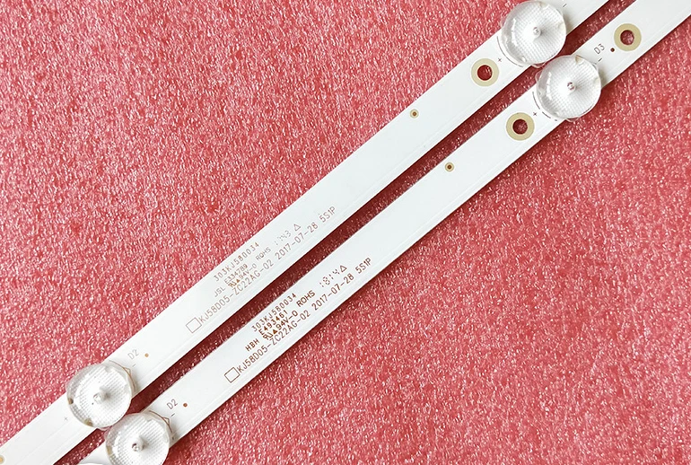 

2pcs LED strip 5lamp for KJ58D05-ZC22AG-02 303KJ580034
