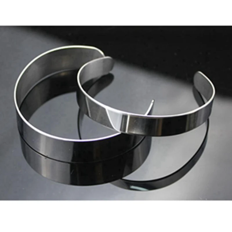 Лента из полированной нержавеющей стали шириной 5/10/15/20 мм и изогнутый Внутренний