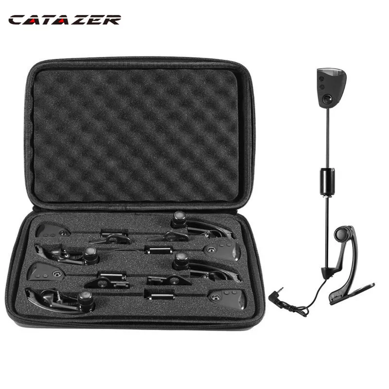 

Catazer, 7 цветов, рыболовная сигнализация, крючок, свингер со светодиодной лампочкой, высокое качество