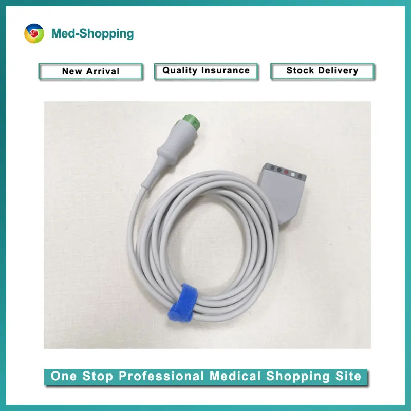 Оригинальный кабель для багажника Mindray iPM9800/iPM8/iPM10/iPM12 ECG: 2 4 проводной Adu/Ped 12