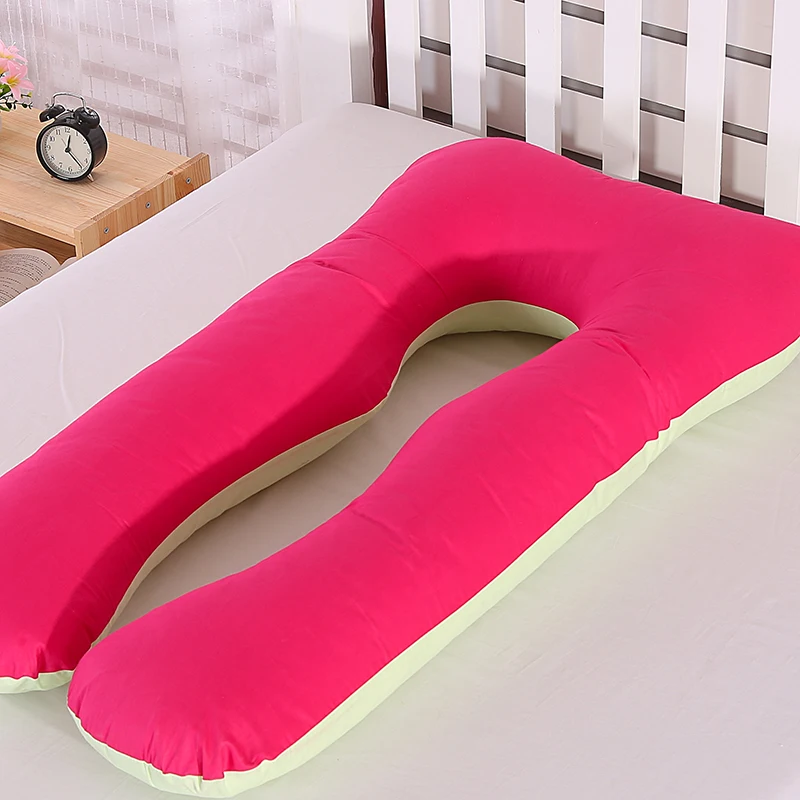 Черно белая Подушка для беременных в форме коровы 75*135 см съемная хлопковая