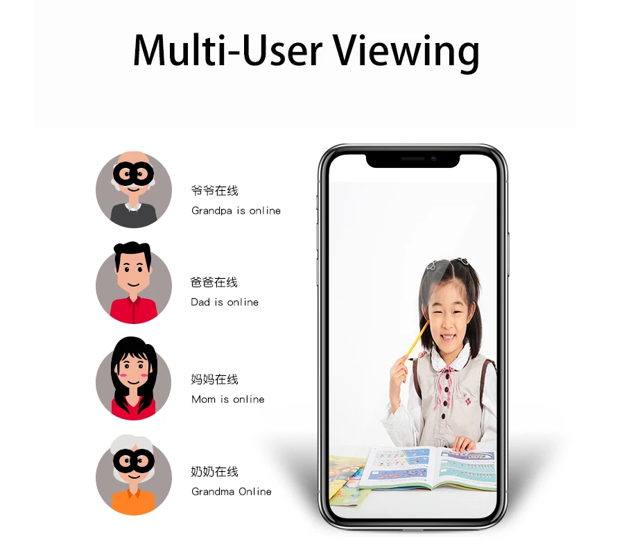 OUERTECH Smart 1080 P/5MP Водонепроницаемая настенная ip-камера в форме лампы ИК ночного видения Обнаружение движения умная Индукционная лампа наружная камера