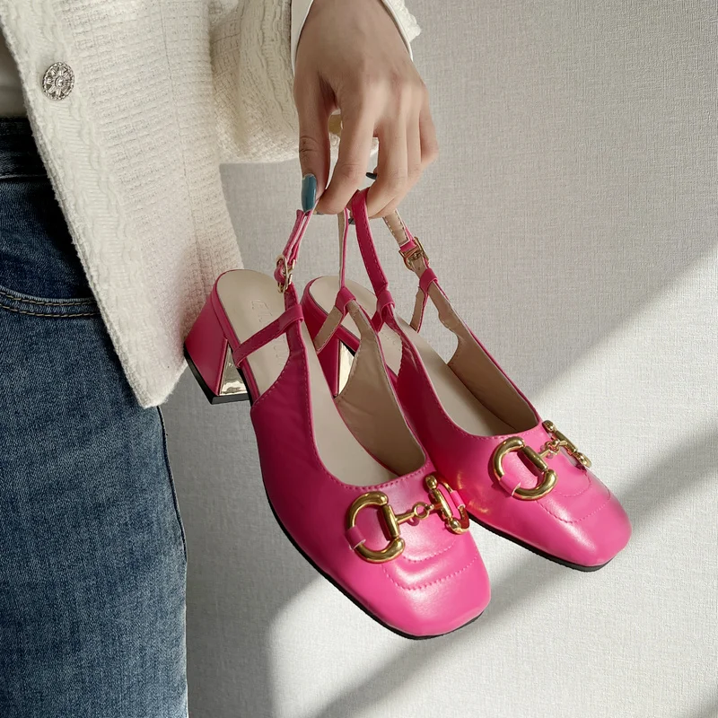 

New Summer 2022 Women's Sandals Are Selling on Ins Fashion Brand Muller's Party Shoes Dress Dress Sandals Designer Sandals 43