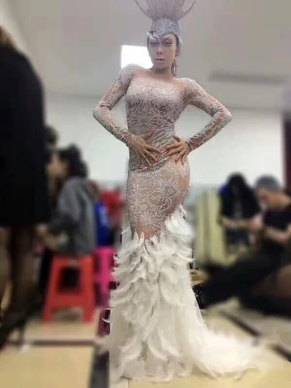 Vestidos de fiesta Graduation para cumpleagnos vestidos largos con piedras|Танцевальный костюм для китайских