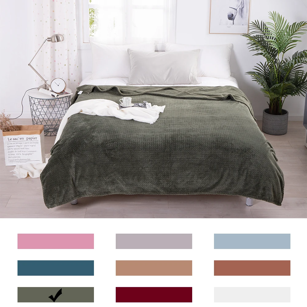 Роскошное мягкое плюшевое одеяло для дивана бархатного флиса удобное легкое