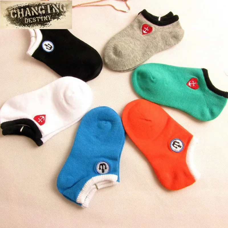 Стильные Детские носки на весну и лето однотонные Дышащие для маленьких
