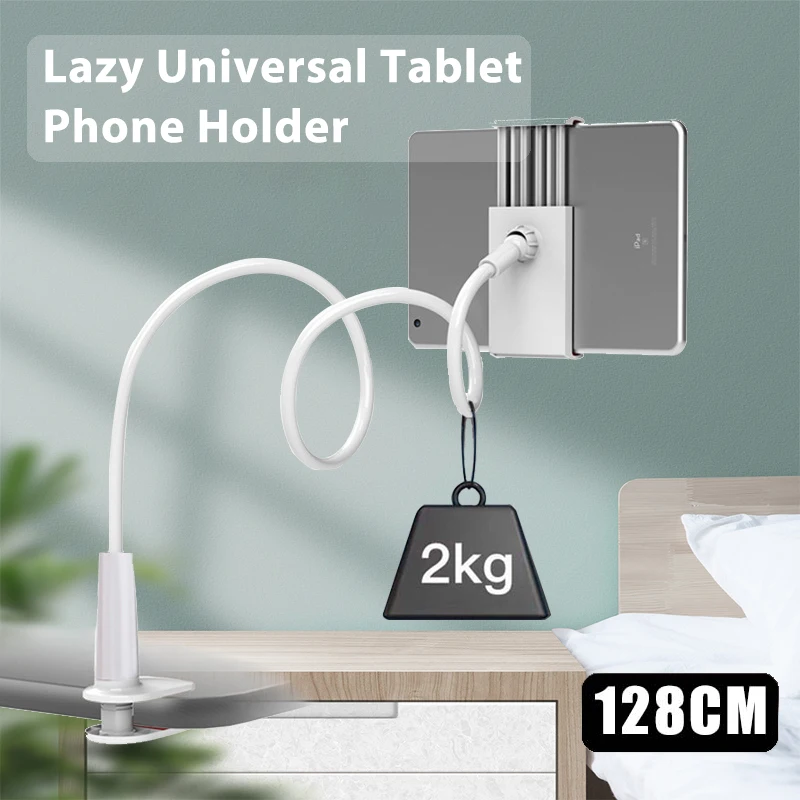 lazy universal phone holder tablet stand flexible 360 clamp adjustable home bed desktop mount cellphone smartphone desk bracket free global shipping