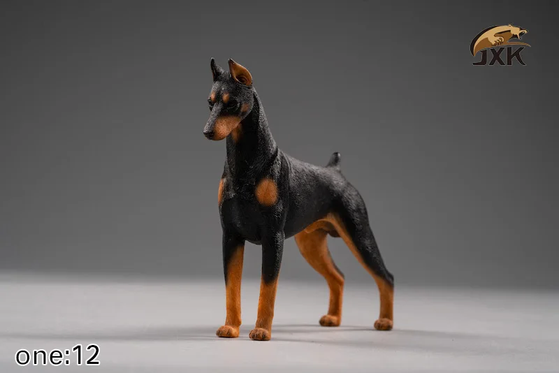 Сбор запасов 1/12 масштаб экшн фигура аксессуар Jxk022 Dobermann животное черный/коричневый кожа модель для фанатов подарки