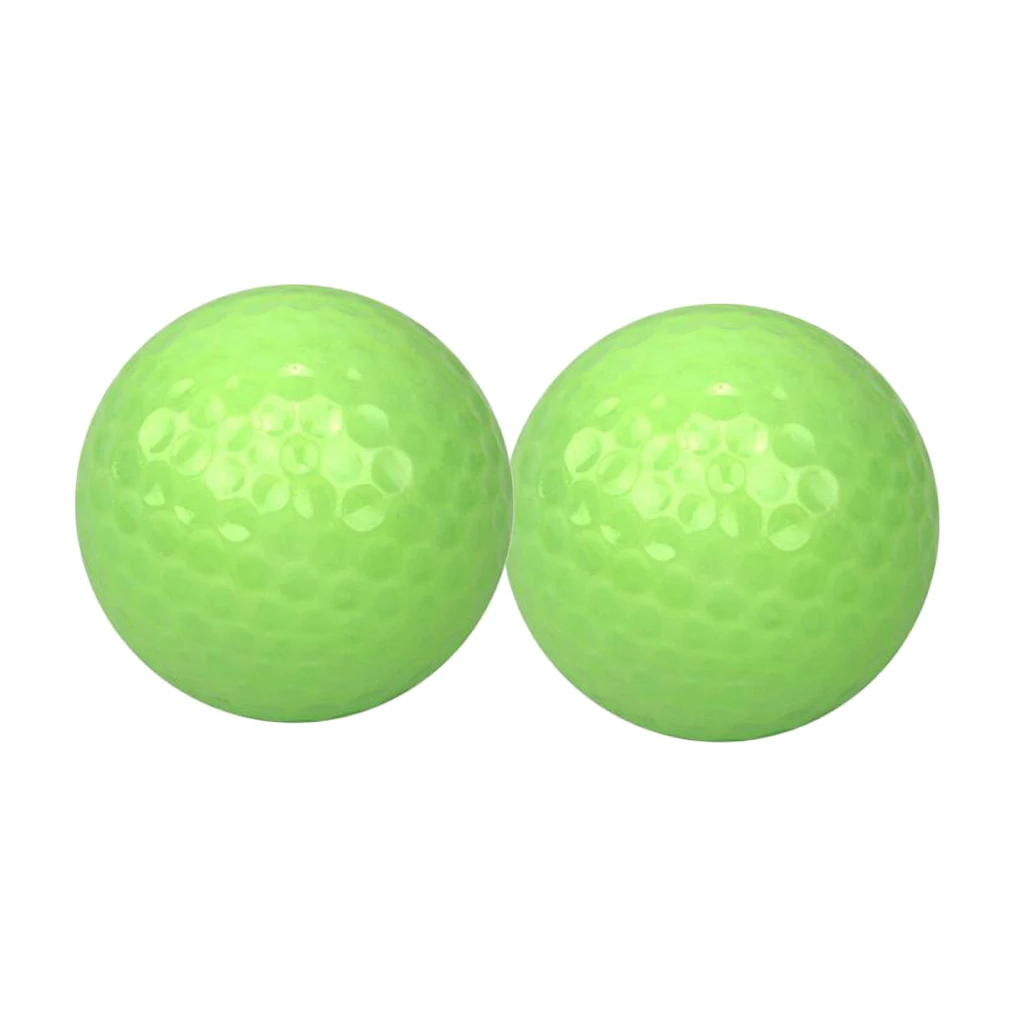 2 Pieces Professional Golf Luminous Balls For Dark Night Sports Practice Training | Спорт и развлечения
