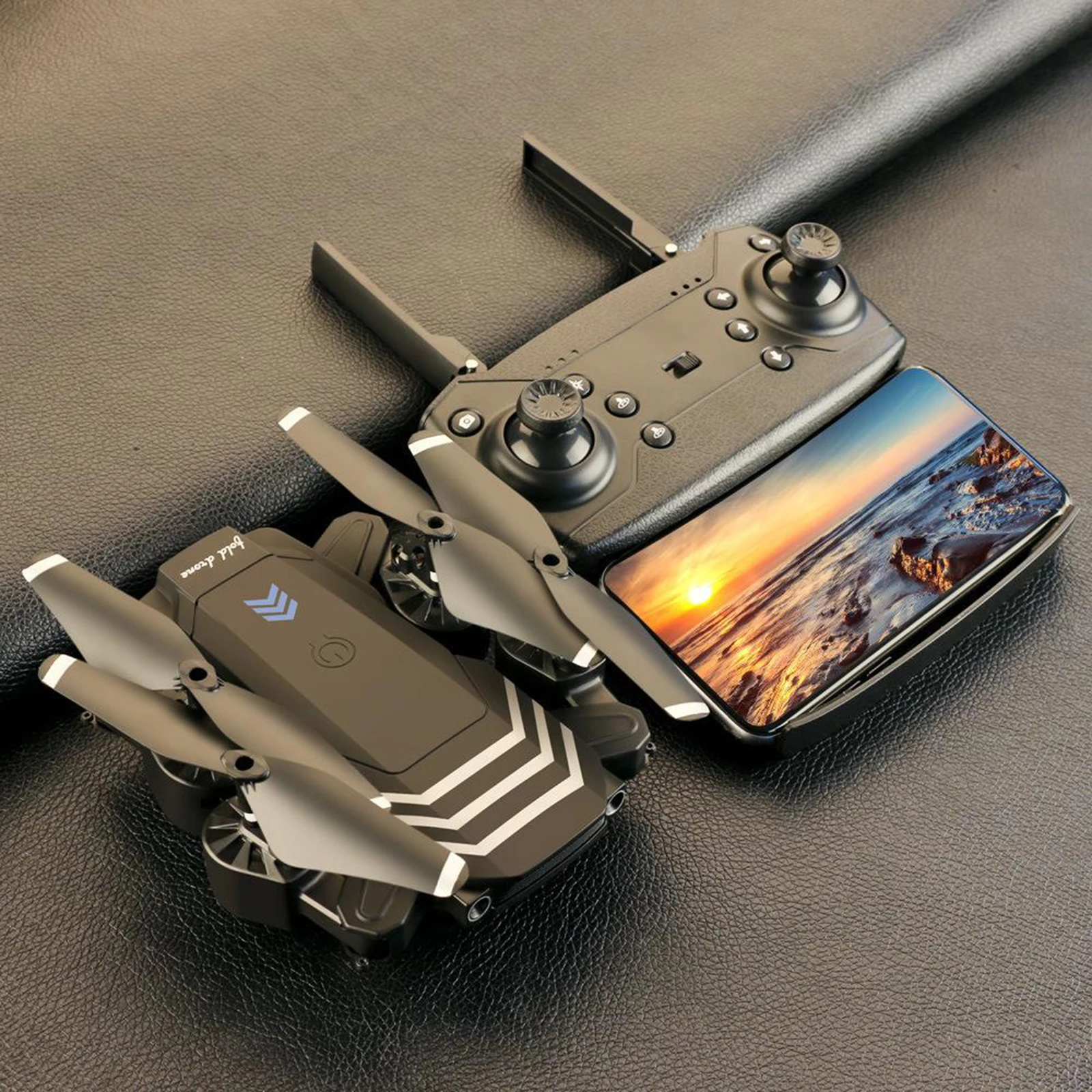 Dron teledirigido de 110 &deg;, cuadric&oacute;ptero en tiempo Real, mantenimiento de altitud, 360 H, para entrenamiento, avi&oacute;n, c&aacute;mara HD, Radio, Control remoto, 2,4G-0