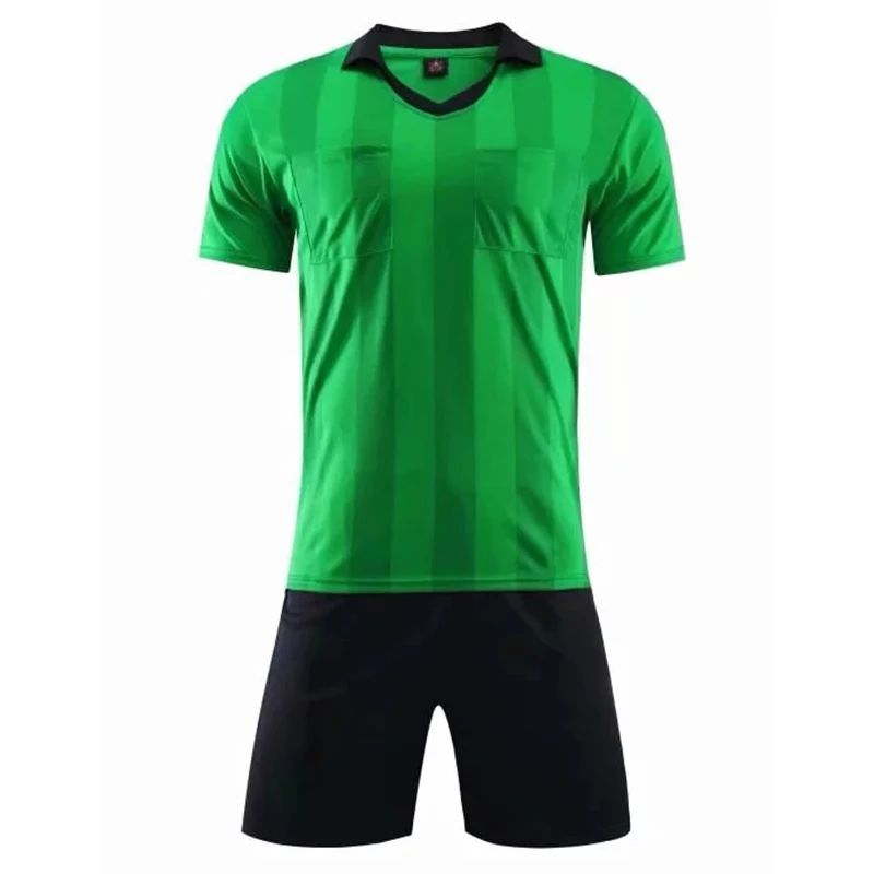 Новинка 2020 трикотажные изделия для футбольного судьи футболка с коротким