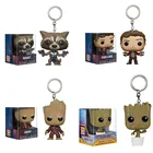 Стражи Галактики 2-ракета Звездный лорд дерево брелок игрушка фигурка Коллекция Модель игрушки для детей подарок