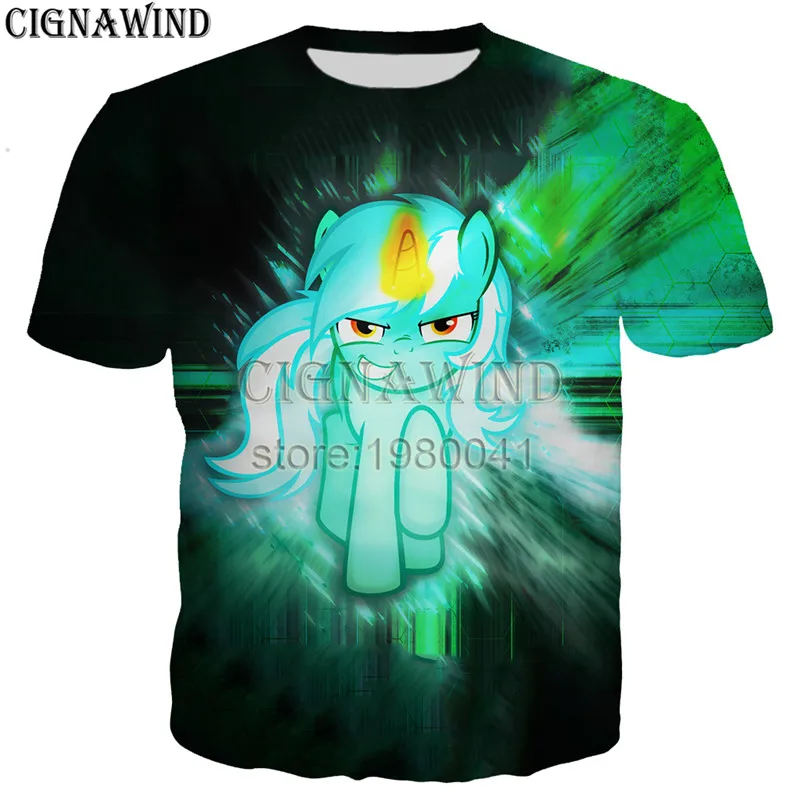 Новое поступление популярная мультяшная футболка в стиле Харадзюку С 3D принтом My