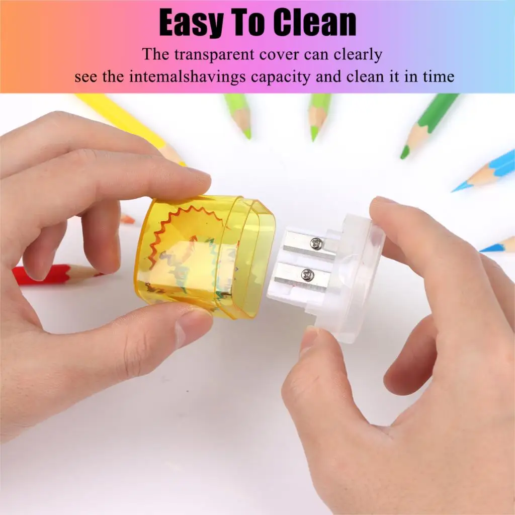 

Pencil Sharpeners Double Hole Manual Pencil Sharpeners Plastic Pencil Sharpeners