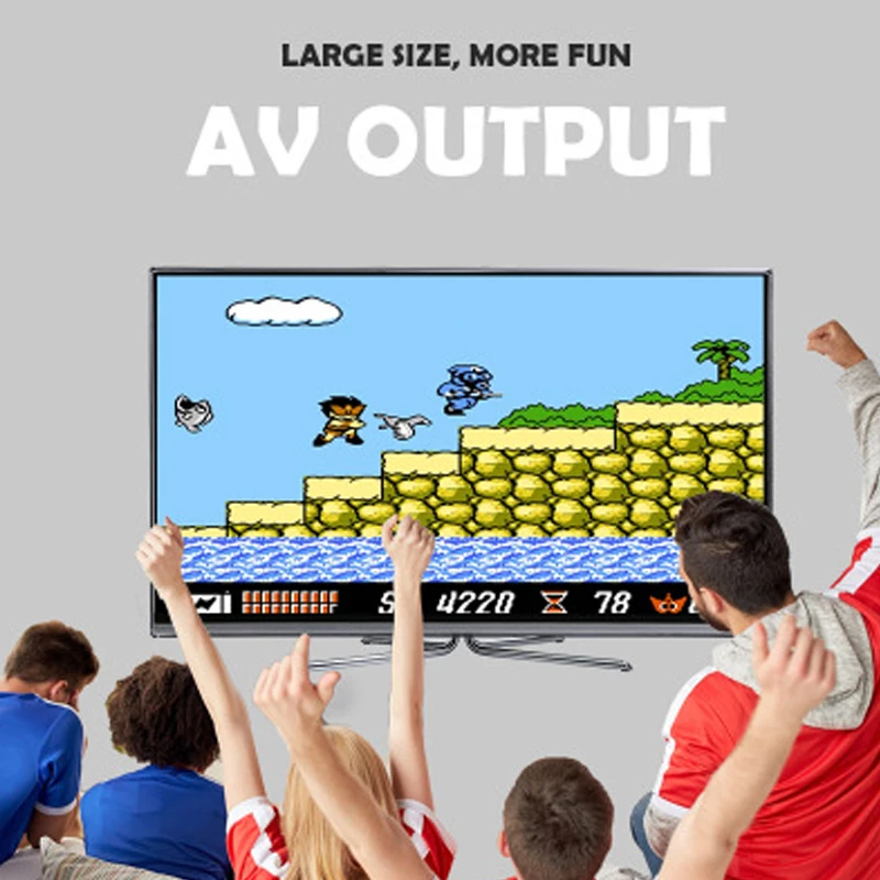 Mini TV Game Case 8 Bit Retro Video Console With Two Gamepad Built-In 620 Games Handheld Gaming Player For PS1 | Электроника