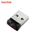 Двойной Флеш-накопитель SanDisk USB 2,0 CZ33 64 ГБ 32 ГБ оперативной памяти, 16 Гб встроенной памяти, мини флеш-накопитель Флешка 100% оригинальный Поддержка официальный проверки