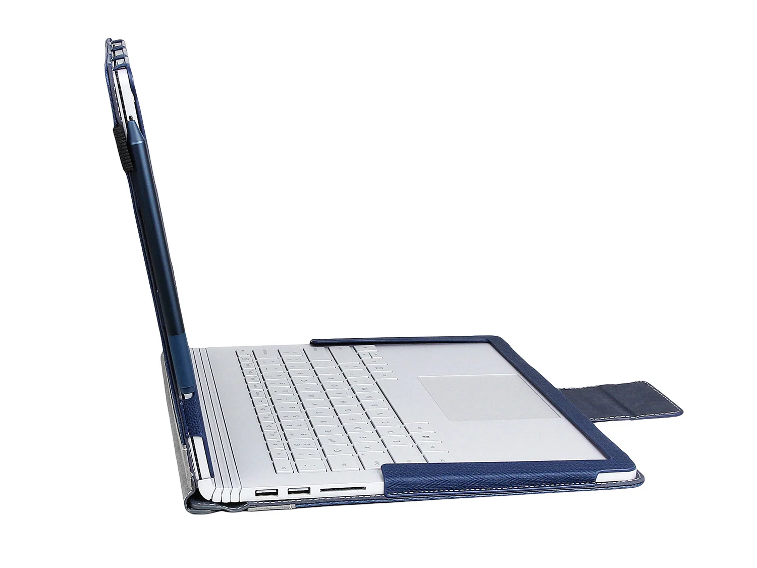 Новая обновленная версия чехол для ноутбука для microsoft Surface Book 2 13,5-дюймов-Премиум PU съемный флип-чехол-книжка