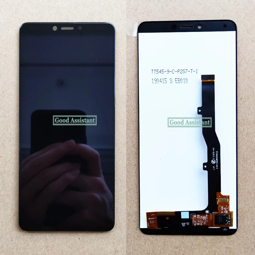 Протестированный черный 5,45 дюймов для zte Blade A4 A0722/Blade A7 Vita Полный ЖК-дисплей кодирующий преобразователь сенсорного экрана в сборе