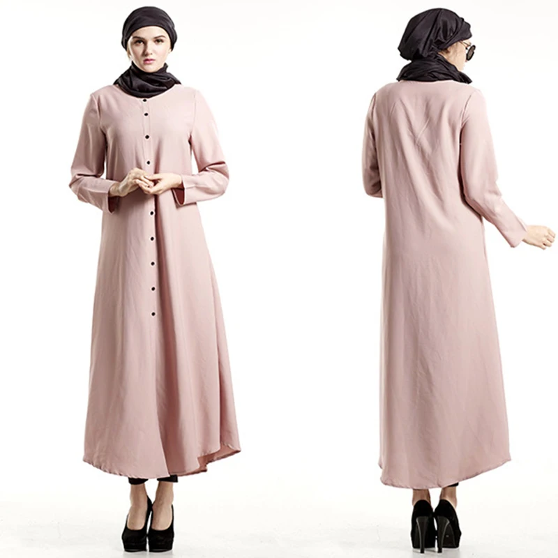 Мусульманские турецкие длинные рубашки большого размера Abaya в Дубае