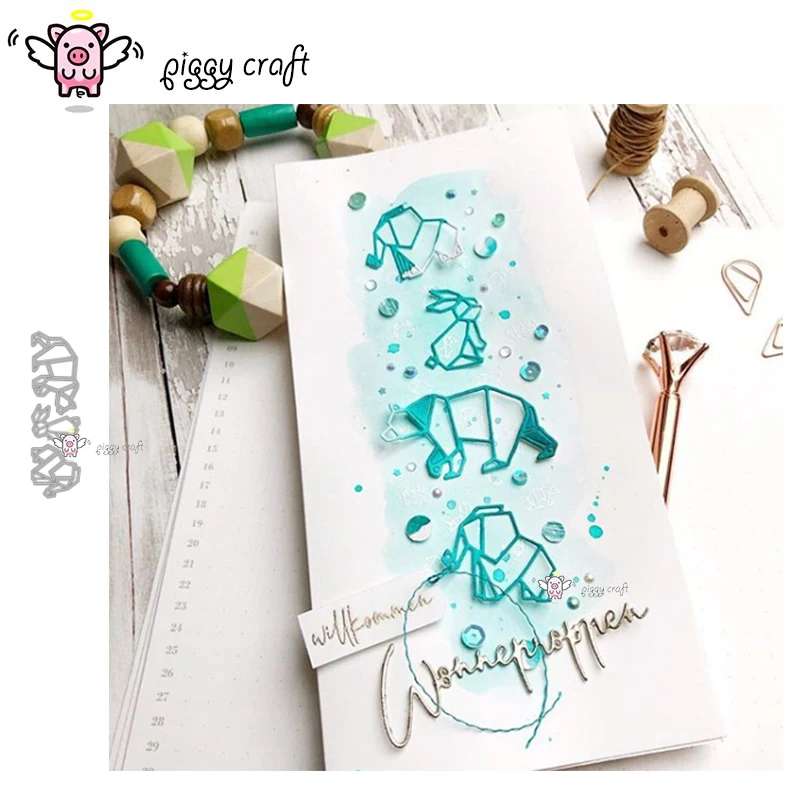 

Металлические Вырубные штампы, форма для вырезания, кролик, медведь, слон, скрапбукинг, бумажный нож, форма, лезвие, перфоратор, трафареты