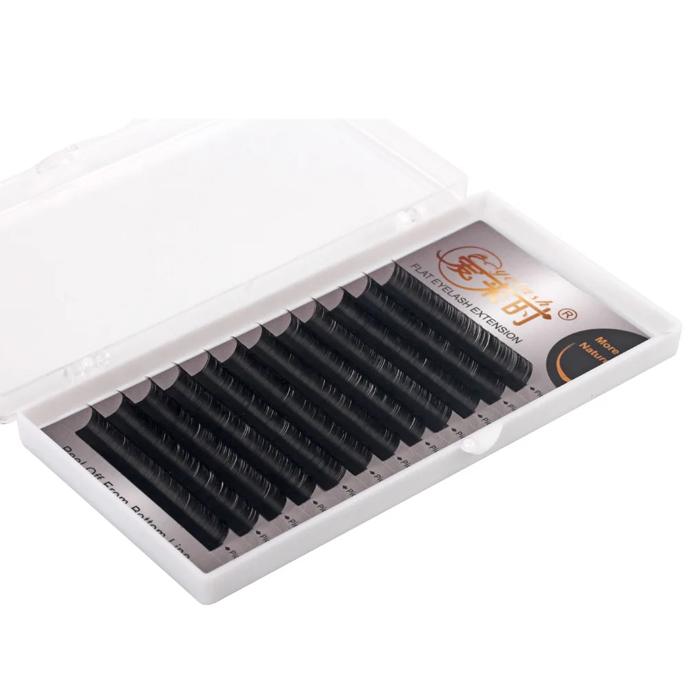 Матовые накладные ресницы Новые Накладные с эллипсом 0 10/0 15/0 20 мм плоские Прямая