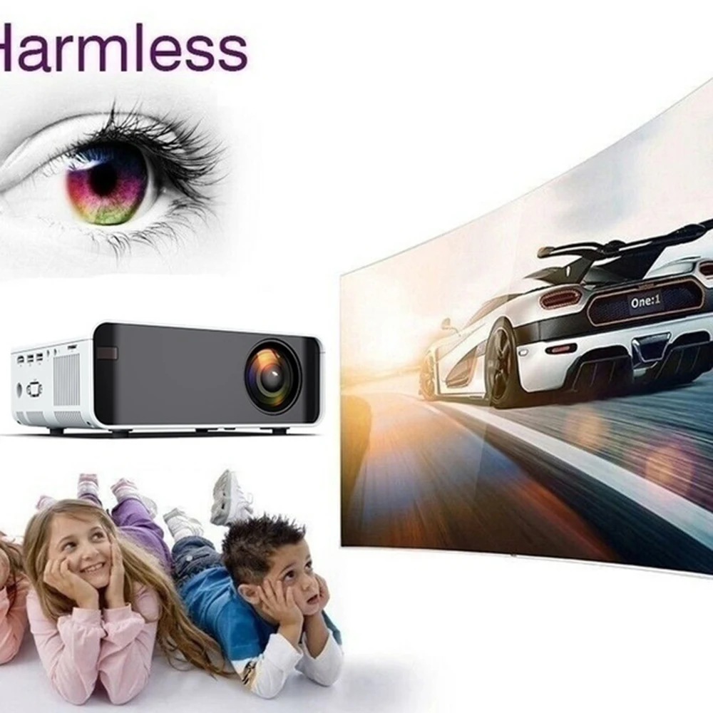 W80 светодиодный 4K 1080P 2300LM проектор Full HD мини c wifi lcd домашний кинотеатр медиаплеер
