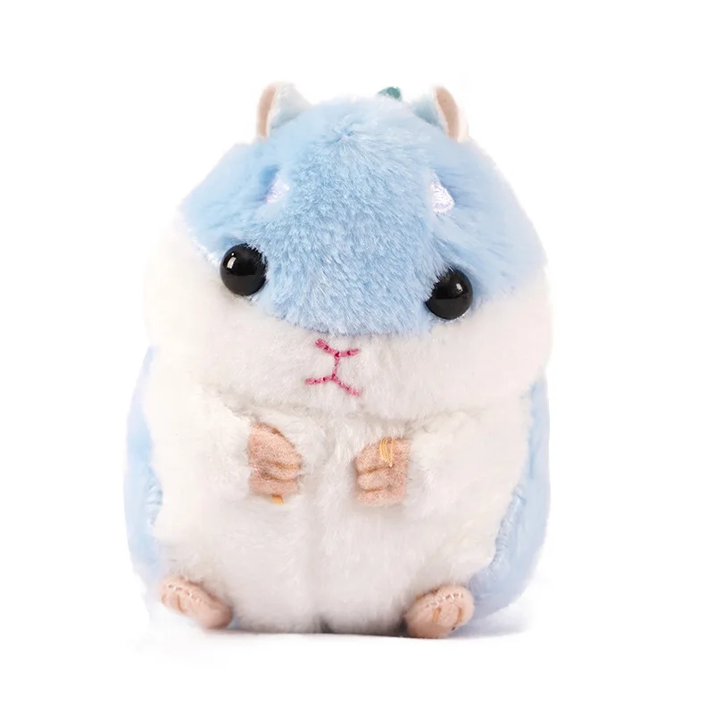 Small hamster pendant plush toy doll school bag key chain car ornament small mini | Plush Keychains