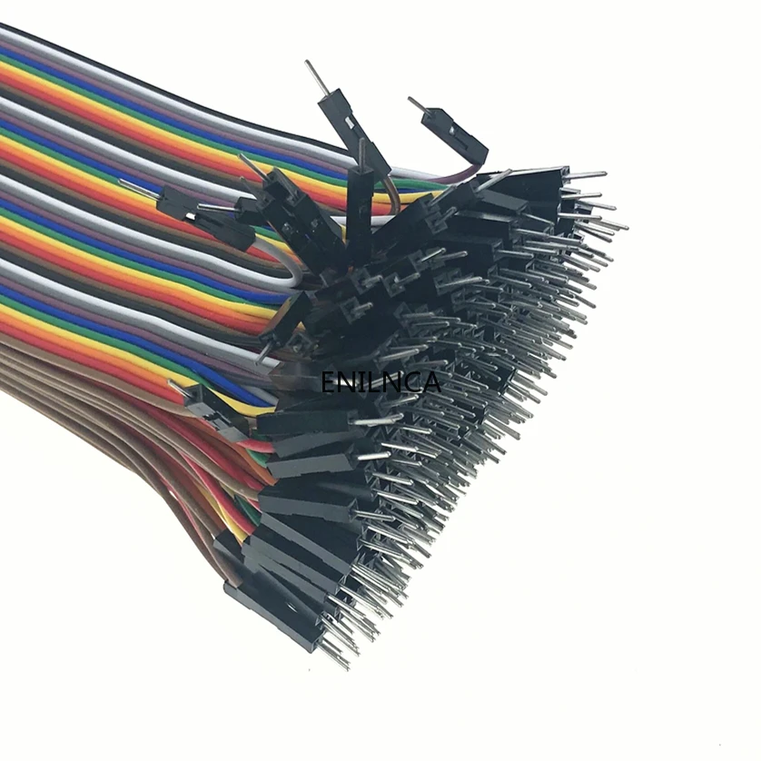 Перемычка Dupont для Arduino 40 120 шт. 10 см 20 контактный разъем штырь гнездо и