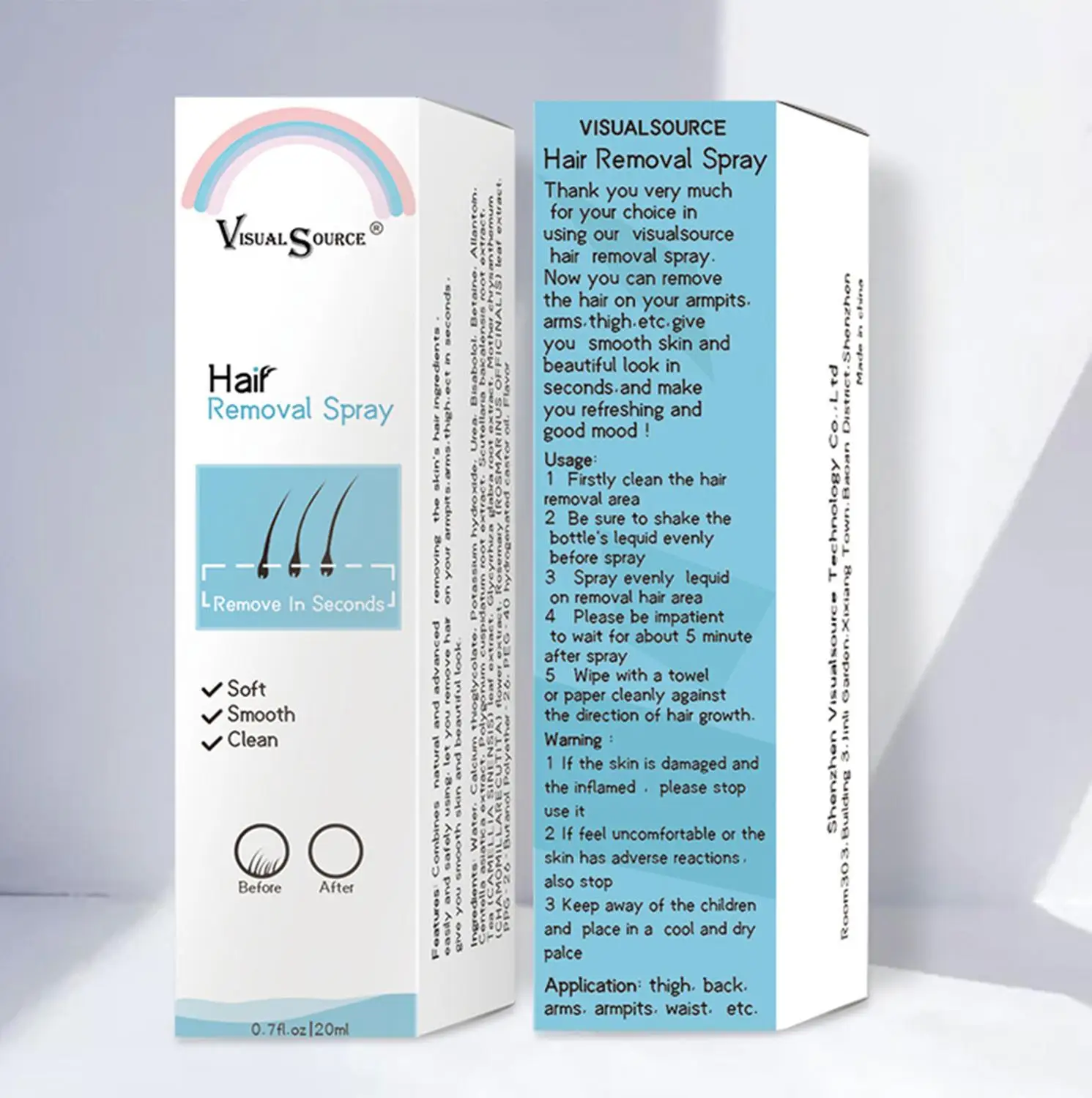 Спрей для безболезненного удаления волос женщин и мужчин ингибитор роста