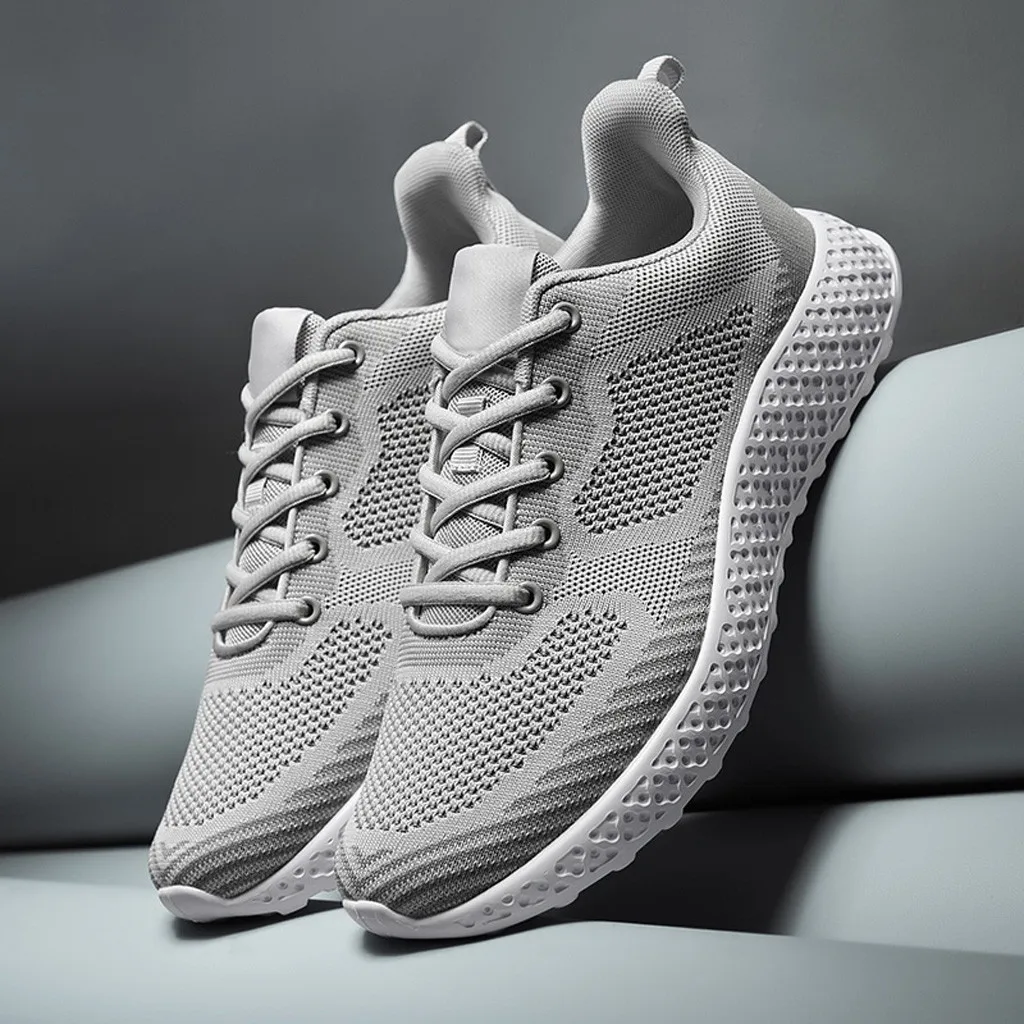 Мужская модная спортивная обувь на шнуровке нескользящая легкая повседневная