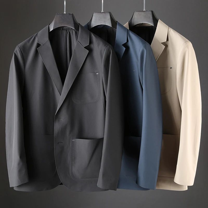 JSBD бренд 2019 новый весенне-осенний костюм Мужская однотонная Повседневная