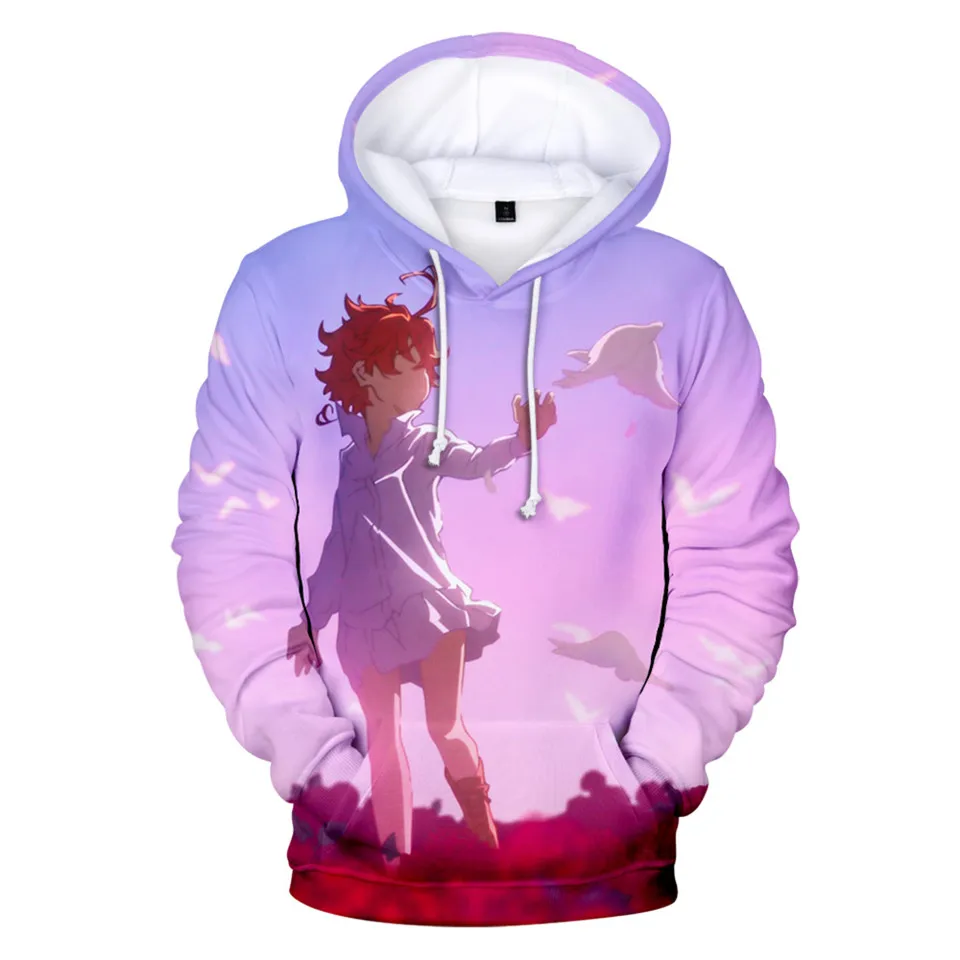 

The Promised Neverland Phil Gilda Don Ray Norman Emma Cosplay Hoodie Yakusoku no Neverland Sweatshirt Anime Jacket Coat Clothes